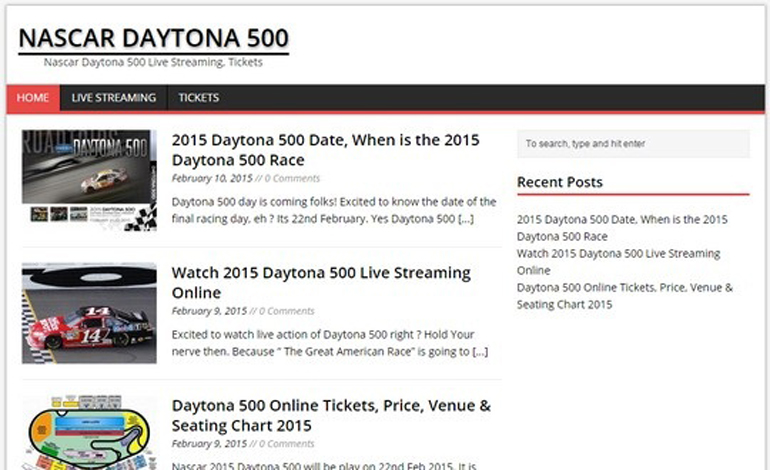 Daytona 500 Live