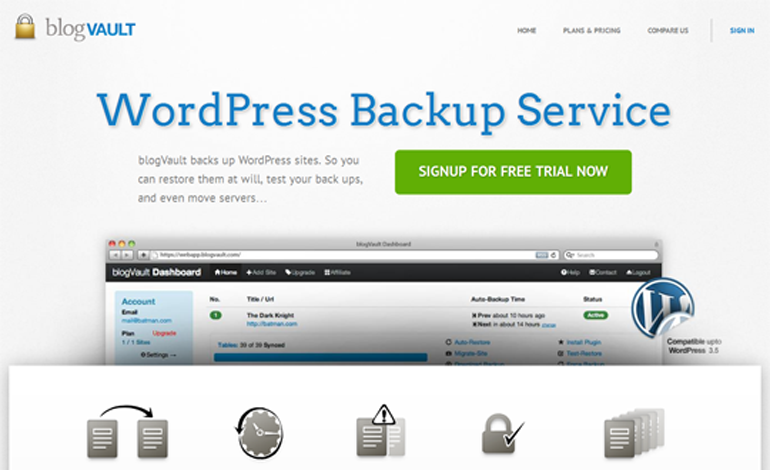 blogVault WordPress Backup