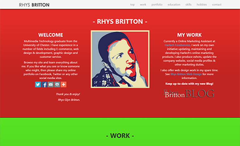 Rhys Britton Online
