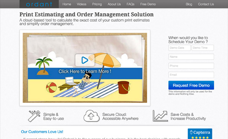 Print Estimating and Order Management MIS