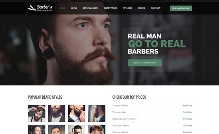 Barber Wordpress Theme