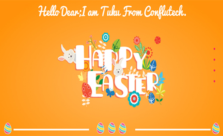 Happy Easter Invitation Website Template