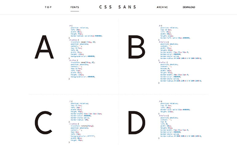 CSS SANS