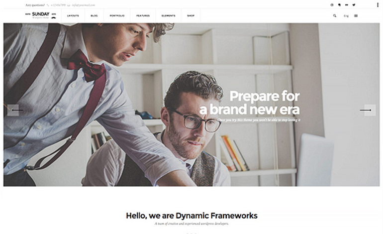 Sunday Wordpress Theme