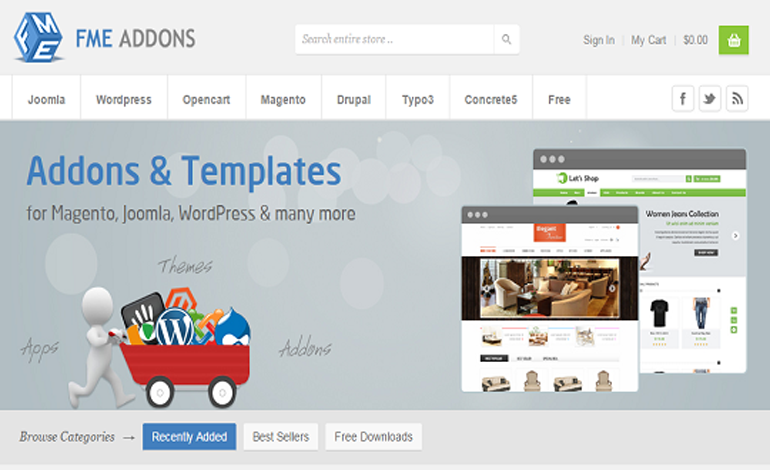CMS Extensions and Themes