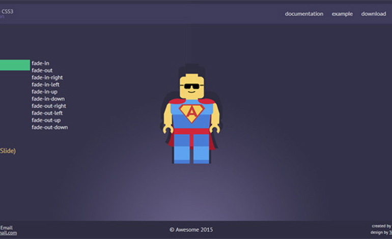 Awesome CSS3 animation