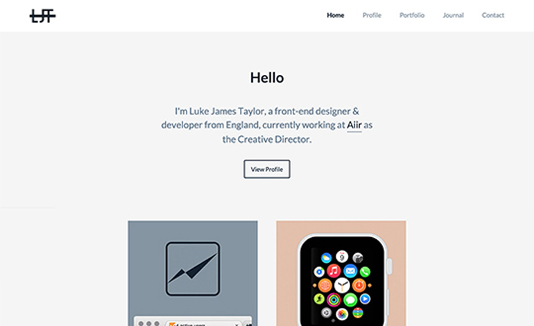 Luke James Taylor Portfolio