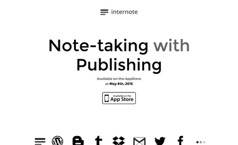 Internote Notetaking with Publishing