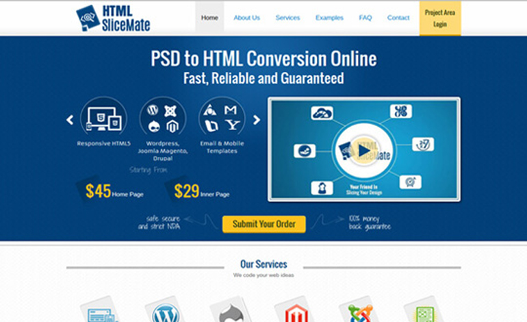Convert PSD to Responsive HTML