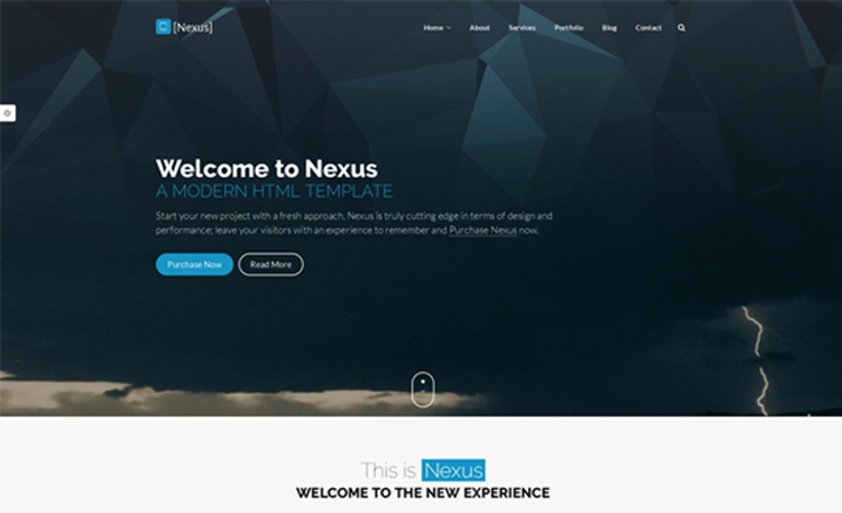 Nexus Multi OnePage Business WordPress Theme