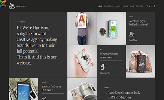 Harrison Joomla Multipurpose Portfolio Blog