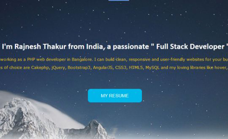 Rajnesh Thakur Full Stack Developer