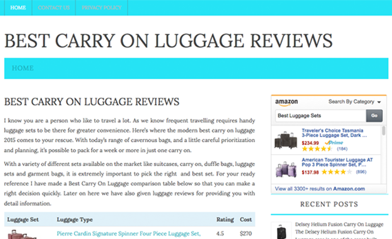 Luggage reviews