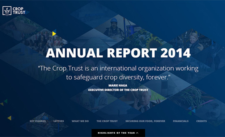 Crop Trust 2014 Annual Report