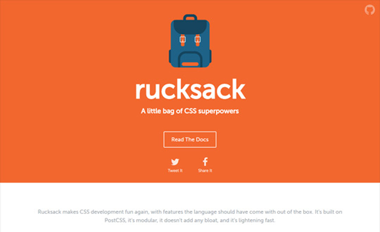 Rucksack CSS Superpowers