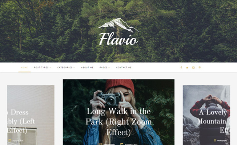 Flavio  A Personal and Responsive WordPress Theme