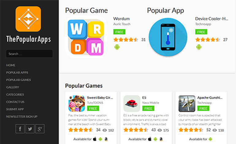 The Popular Apps