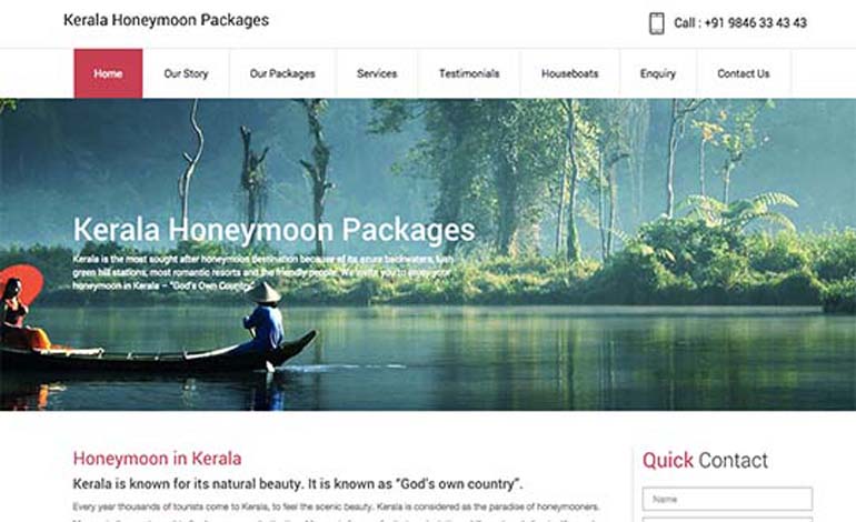 Kerala Honeymoon Packages