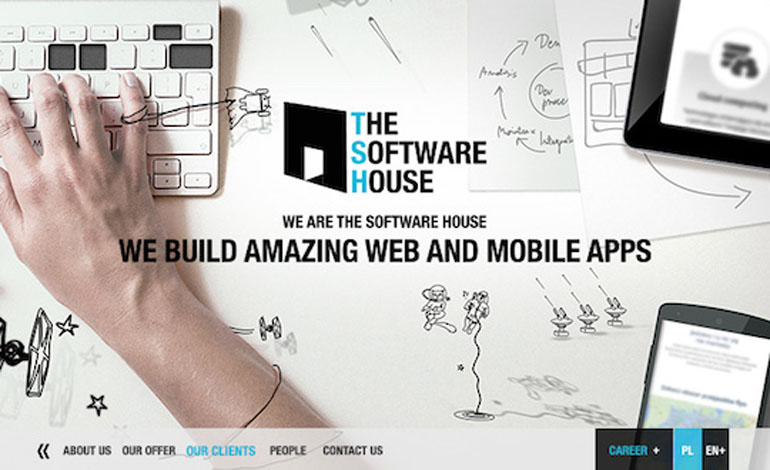 The Software House company website