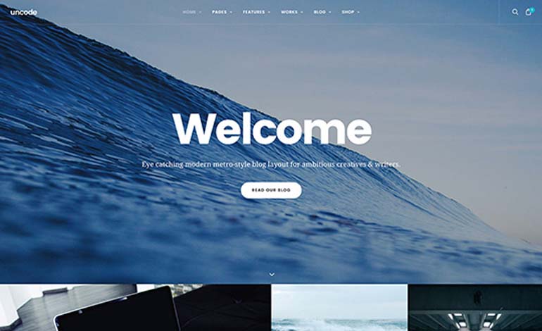 Uncode Creative Multiuse WordPress Theme