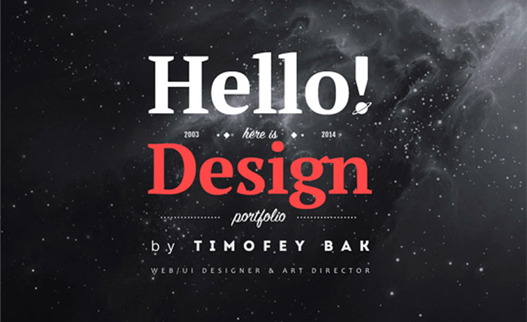 Timofey Bak design portfolio