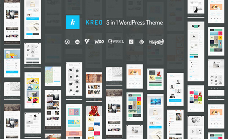 Kreo 5 in 1 WordPress Theme