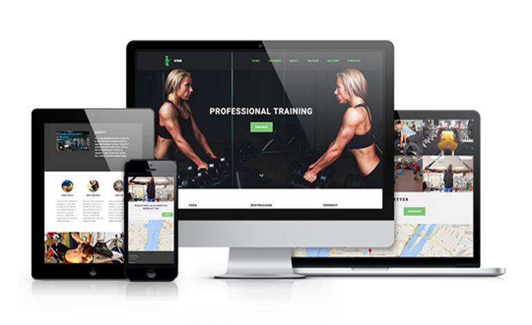 GYMS Free fitness WordPress theme