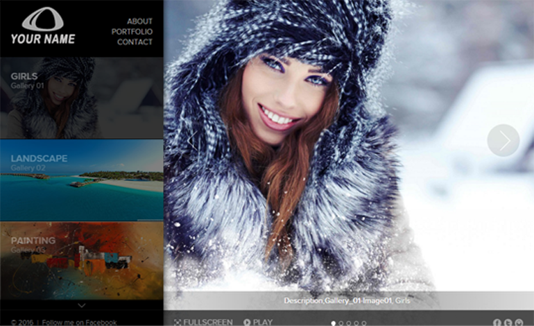 Website Template for Photographers
