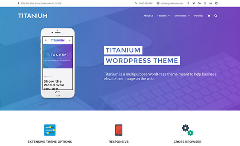 Titanium Multipurpose WordPress Theme