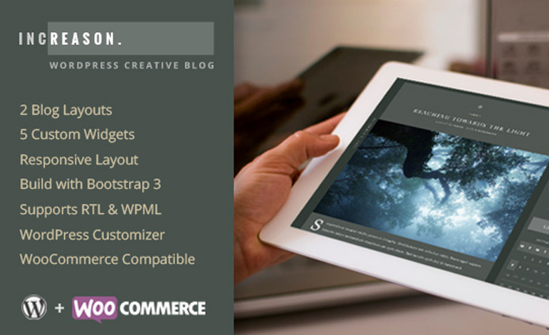 IncReason Creative WordPress Blog Theme