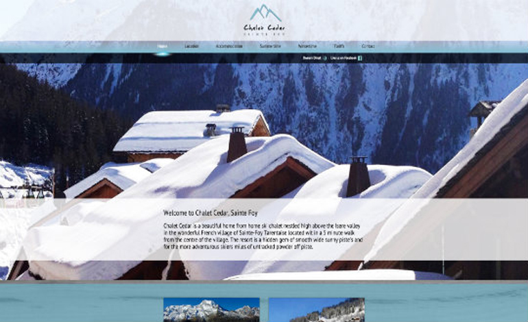 Chalet Cedar is Luxury ski accommodation in Sainte Foy France