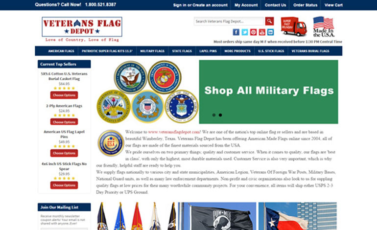 Veterans Flag Depot