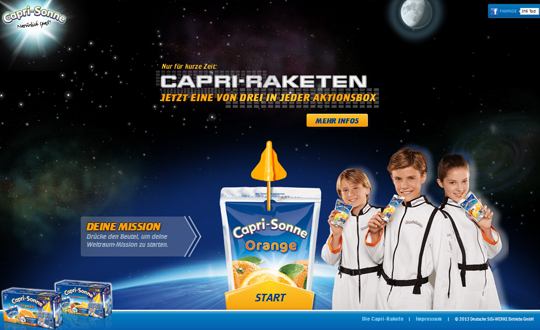 Capri-Sonne Rakete