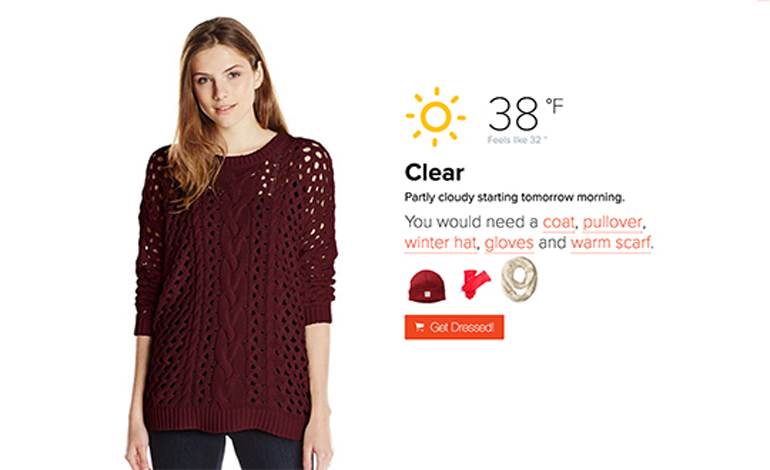 Dress by weather