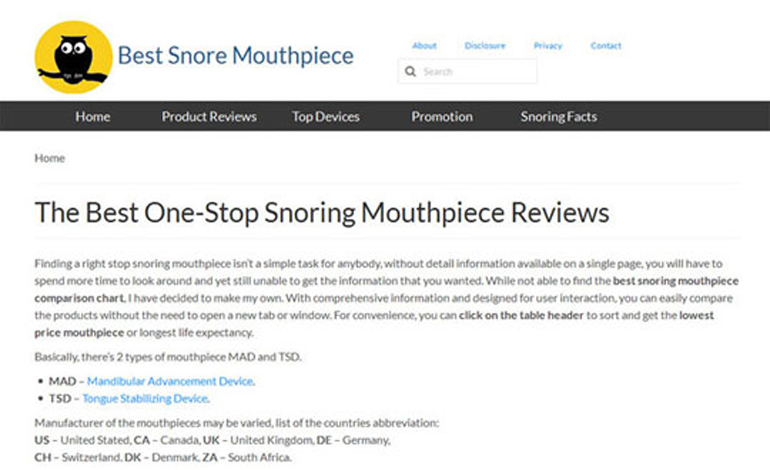 Best Snoring Mouthpiece