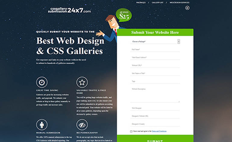 css gallery submission 24x7