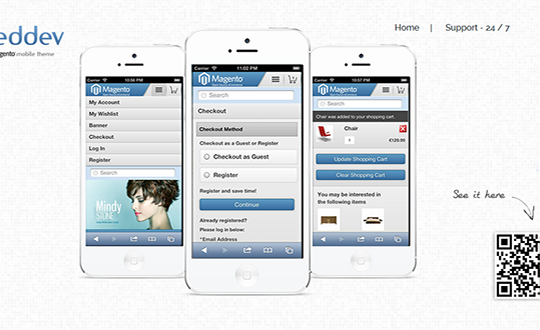 Magento mobile & iphone theme