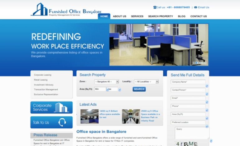 Furnished office Bangalore