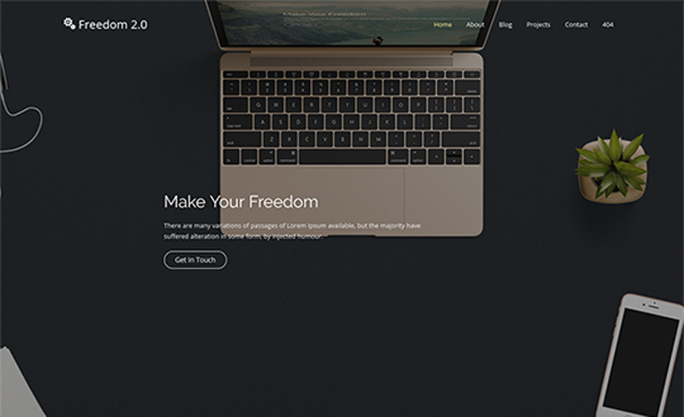 Freedom Creative HTML Website Template