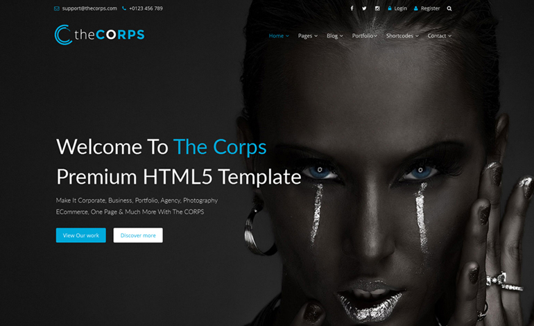   The Corps Multi Purpose HTML5 Template