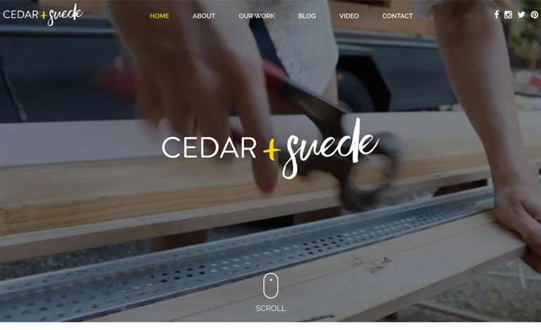 Cedar and Suede