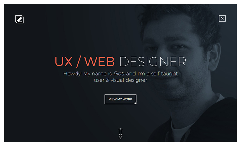 UX WEB designer Piotr Zdanowicz