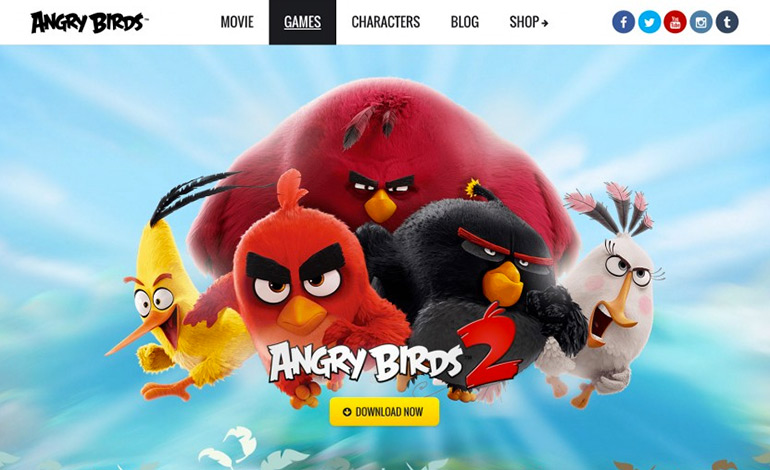 Angry Birds Brand Website