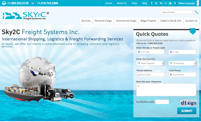 Sky2c Freight Systems Inc