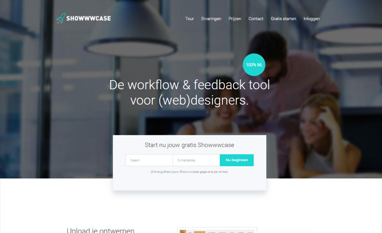 Dutch feedback and prototype tool for webdesigners