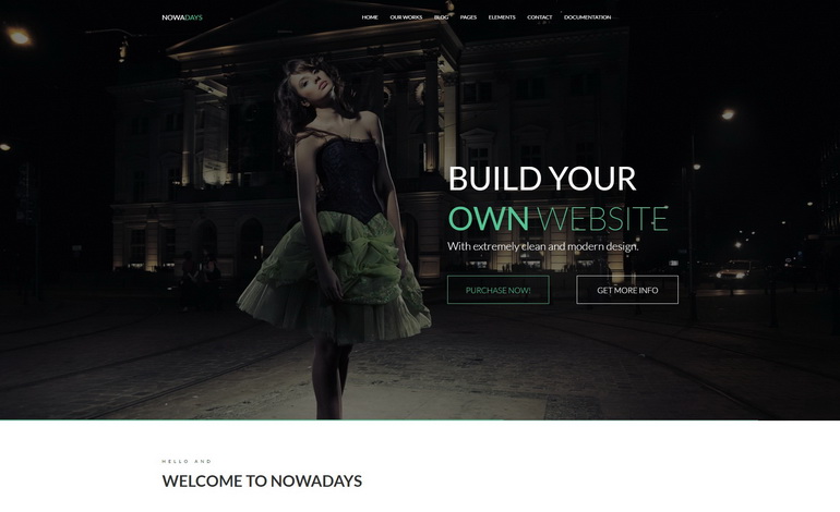 NowaDays  Multipurpose One Multipage Creative Agency Template