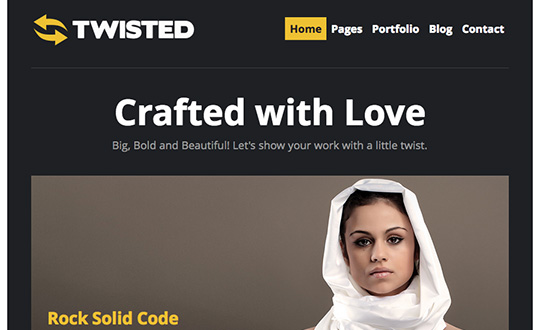 Twisted Wordpress Theme