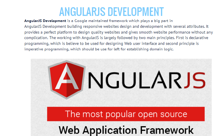AngularJS Development