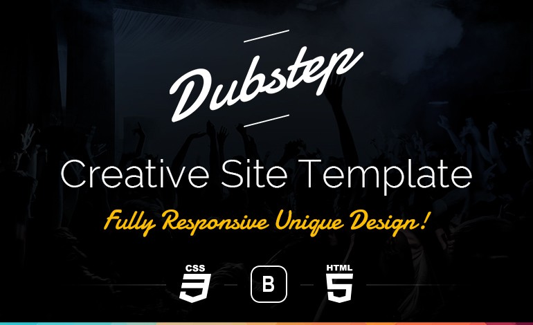 Dubstep Creative Site Template