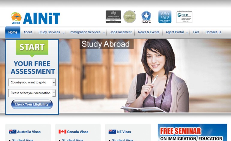 AINiT  Immigration and Study Abroad Consultants